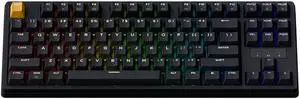 JamesDonkey J4 Wireless Mechanical Keyboard - 80% Layout(87 Keys) Red Switch, QMK RGB Backlit, 2.4G/Bluetooth/USB-C, Double-Shot Cherry PBT Keycaps, 3750mAh Battery, Mac/Win/Linux Compatible - Black