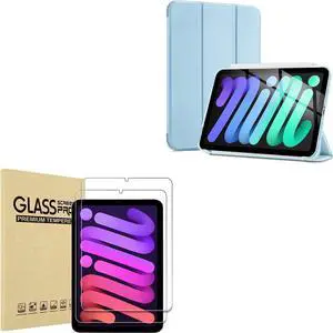 ProCase Hard Back Cover Case Bundle with Screen Protectors for iPad Mini 6