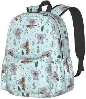 Shoggoth Backpack 17 Inch Koala Casual Daypack Lightweight Women's Laptop Backpack Campus Travel Bag for Women Hiking
