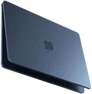 BlueSwan Matte Case for MacBook Air 15 inch, M4 M3 M2 2025 2024 2023 Model A3241 A3114 A2941, Air 15.3'' Hard Shell Protective Cover, Midnight Clear