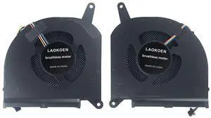 New Replacement Cooling Fans for Gigabyte Aero 15 OLED OLEC 17 HDR XD XA RP77 RP75W RP75XA RP77XA for Aorus 15G 17G YB XB WB KB SB YC XC YD XD KD Aorus15G WB P/N: PLB07010S12HH DC 12V