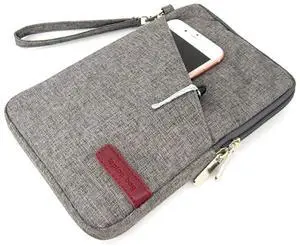 Water-Resistant Tablet Sleeve Case Protective Bag Portable Carring Pouch Compatible with GPD Pocket 3 (Gray)