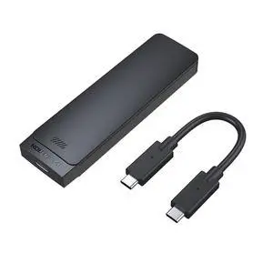 LENTION USB C to NVMe & SATA M.2 SSD Enclosure, USB 3.1 Gen 2 M Key & B&M Key Hard Drive Adapter, Supports UASP for SSD Size 2280/2260/2242/2230, Compatible Macbook Windows, Linux, More(CB-C9b, Black)