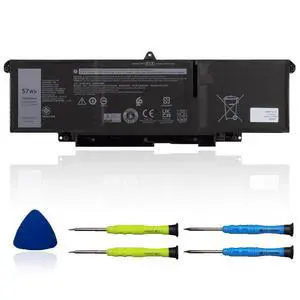 OUWEE 66DWX Laptop Battery Compatible with Dell Latitude 7340 7350 7440 7450 7640 7650 Series Notebook WW8N8 086D0Y 86D0Y 00HYH8 0HYH8 0CTJJ 57Wh 4878mAh 11.4V