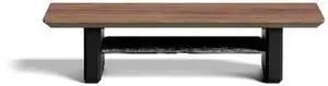 Raico Desk Cockpit Shelf Monitor Stand System Dual Screen Setup Wood Large Desk Accessory Organizer Unit (Walnut, Small | 18.8 Inches)