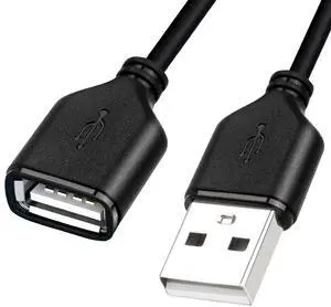 Slim USB 2.0 A to USB A Female 40ft Cable, Long USB2.0 extener Cable USB2.0 A male TO A female Fast Charging Long Charging Cable for PS5, Keyboard, Mouse and More! The Wire Diameter is 2.8 MM