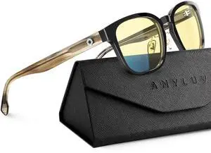 ANYLUV Blue Light Glasses Men Women Computer Gaming Glasses Anti Eyestrain Lightweight Blue Light Blocking Glasses
