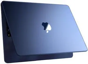 Macaset [Official Midnight] for MacBook Air 15 inch Case M4 M3 M2 2025 2024 2023 [100% Color Match] [Ultra Thin Armor] Protective Hard Shell Cover for Laptop A3241 A3114 A2941 - Midnight Clear