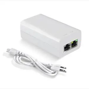 Gigabit PoE Injector 48V 15W, Single Port PoE Power Injector for IP Camera, Wireless Access Point, IP Phones, EN15GF