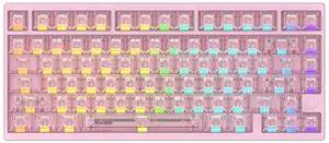 IROK MG75PRO 81 Keys Wired Magnetic Switch Mechanical Keyboard, Hall Effect, 8KHZ/ARGB/CNC Aluminum, Gasket Structure Gaming Keyboard(Pink)