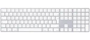 Apple Magic Keyboard with Numeric Keypad: Wireless, Bluetooth, Rechargeable. Works with Mac, iPad, or iPhone; Italian - White