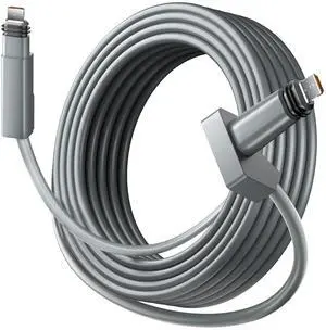 AstroniSync 33FT High-Speed Starlink Gen 2 Cable, 1200Mbps, Waterproof & Corrosion-Resistant Housing