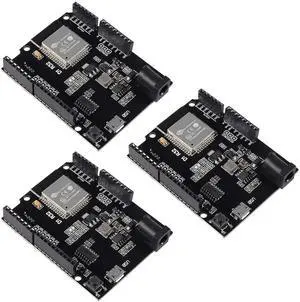 Coliao 3pcs ESP32 for Wemos D1 Mini D1 R32 ESP-32 CH340G WiFi Wireless Bluetooth Development Board 4MB Flash with Micro USB