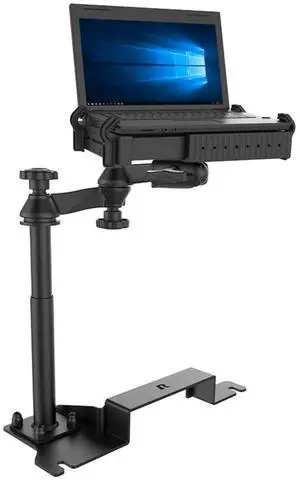 RAM MOUNTS No-Drill Adjustable Laptop Mount for '13-18 Ford Police Interceptor, '11-19 Ford Explorer & '14-24 Ford Edge RAM-VB-187-SW1