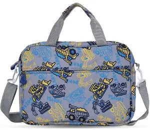 Kids Tablet Bag for Boy Girls Excavator Tablet Sleeve Carrying Case with Handle Shoulder Strap 13 inch Tablet Travel Bag briefcase for iPad 10.2 iPad 10th 10.9 Air 11 HD 10 HD 8 Kid Pro tablet