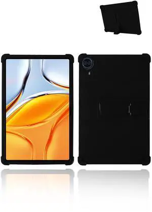 for TECLAST T70 Tablet 14 Inch Android 14 Tablets Model Case,Soft Silicone Adjustable Stand Cover Lightweight Kids Friendly,Black.