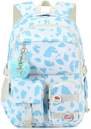 Hidds Backpack for Girls College School Backpacks Kids Bookbag School Bag Travel Laptop Daypack Teens Women (Blue)