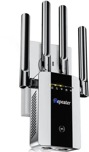 2025 New WiFi Extender Signal Booster, Long Range Wireless Internet Repeater for Home, WiFi Repeater Wireless Routers Signal Amplifier with Ethernet Port, Mesh WiFi 10X Faster Access Point, Easy Setup