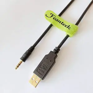 Feanteek USB to AJ2.5 FT232RL Chip USB Glucose Meter Cable for Abbott,Freestyle Freedom,Freestyle Lite Compatibility Win7/Win8/Win10/Win11(1.0M)