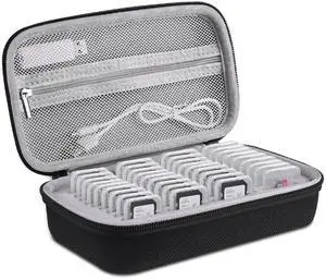 Stukcaze Memory Card Case - Water-Resistant & Anti-Shock 36 Slot Holder, 27 Micro SD & 9 SD/SDHC/SDXC Cards Organizer for Camera
