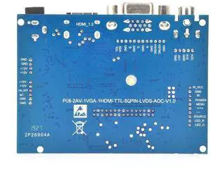 with Remote Control HDMI Reversing LCD Driver Board, Reversing Driver Board, 40 Pins 9V-24V for LED Panel AT070TN92