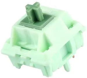 KiiBoom Linear 55gf Matcha Latte Mechanical Keyboard Switch, 5 Pin Keyboard Switch with POM Stem, PC Nylon Housing, 35 Pieces for Gaming DIY Keyboard