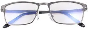 PEEPAI Blue Light Blocking Glasses UV400 Anti Eyestrain Computer Gaming Blue Light Screen Blocker Metal Eyewear for Men Women