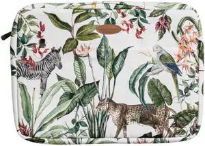 Maison d'Hermine Laptop Sleeve Case upto 15.6 inch Stain and water repellent Cotton canvas - Wild