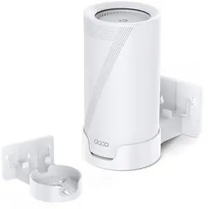 XLTTYWL Deco WiFi 7 Wall Mount Kit, Deco B25-Outdoor/BE65-5G/BE75/BE85/BE95/BE17000/BE22000/BE33000 Router Mount Bracket for TP Decos 7 Tri-Band WiFi 7 Mesh System (White, 1 Pack)