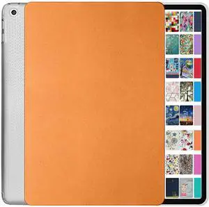DuraSafe Cases for iPad Air 3rd Gen 10.5 Inch 2017/2019 [ PRO 10.5 Air 3 ] A1701 A1709 A1852 A2152 A2123 A2153 A2154 UltraSlim Shock Absorbant Flexible TPU Protective Clear Case - Orange
