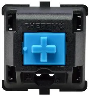 Cherry MX Blue Key switches (10 Pieces)- MX1AG1NN | Plate Mounted | Tactile Switches for Mechanical Keyboard