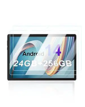 Screen Protector for Dghrti TAB50 11 inch Tablet, Android 14 Tablets,Anti-Scratch 9H Hardness Touch Sensitive 2.5D Rounded Edges Bubble Free Easy to Install,2 Pack.