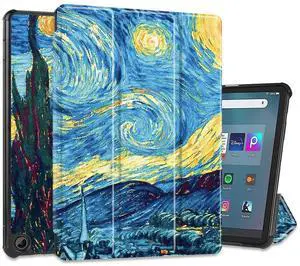 Mektron Amazon Fire Max 11 INCH Case 2023 Release (Compatible with 13th Gen Tablet), Black Hard Cover with Auto Wake/Sleep, Multi-Angle Stand Protective Case for Fire 11,Starry Sky