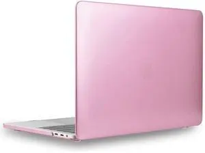 UESWILL Matte Hard Case Compatible with MacBook Pro 15 inch with Touch Bar & USB-C 2016 2017 2018 2019 Release Model A1990 A1707, Rose Gold