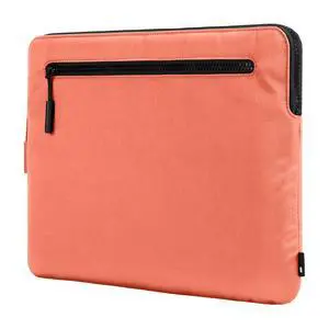 Incase Compact Laptop Sleeve with Flight Nylon MacBook/Laptop/iPad/Tablet Sleeve, and Cover, Lightweight, Weather Resistant, with Slip Pocket for Accessories (Misty Orange, 14-Inch)