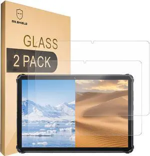 Mr.Shield Screen Protector compatible with Oukitel RT7 TITAN/Oukitel RT7 [Tempered Glass] [2-PACK] [Japan Glass with 9H Hardness]