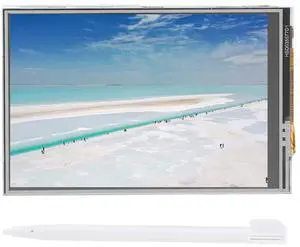 fosa1 3.5 inch RPi Display, resistive Touch Monitor, Monitor Display with Touch Pen, LCD Touch Panel, optoelectrical displays, Consumer Electronics for 3B