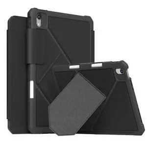 Heavy Duty Case for iPad Air 11 Inch M3/M2 (2025 7th/2024 6th Gen), 5th/4th Generation 2022/2020 10.9 Inch with Pencil Holder, Military Grade Shockproof Protective, Magnetic Cover with Stand (Black)