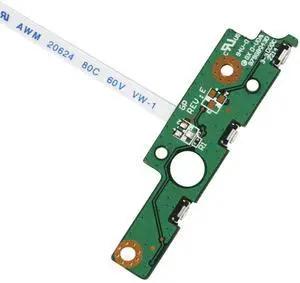 Zahara 2PCS Power Button Board with Cable Replacement for Toshiba Satellite P55W-B5112 P55W-B5318 P55W-B5224 P55W-B5220