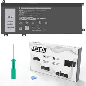 JGTM 56Wh 33YDH Battery Replacement for Dell 17 7000 7779 13 7353 17 7778 15 7778 15 7577 P30E 7786 7773 3779 G5 7588 3579 5587 G7 G3 Latitude 13 3380 14 3490 15 3590 3580 3500mWh 15.2V