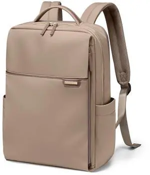 GOLF QUALITY Laptop Backpack for Women, Work Business Traval Computer Backpacks with Laptop Compartment Waterproof Casual Daypack for Travel College,16Inch,Brown