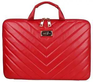 Sandy Lisa 14 Inch Laptop Sleeve, Chevron Printed Protective Case with Buttery Soft Anti-Scratch Lining