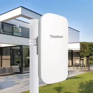 2025 Outdoor WiFi ExtenderWiFi Booster | AI Watchdog | Repeater&AP ModeIP65 Weatherproof | Up to 1200Mbps Dual Band WiFi Repeater | Covers Up to Least 3440 Sq. ft and 30 Devices