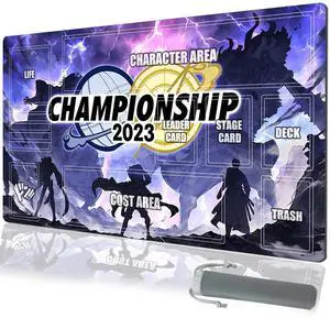 sabermaster OPCG playmat Card Mat Duel Mat Gaming Competition Pad Card Binder Deck 23.6x13.7in