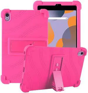 Kwamaz for Onn 8 inch Tablet Case (2024) Model 100135923, Kids Soft Silicone Cover for Walmart Onn Tablet Case 8 inch (Gen 4), Pink