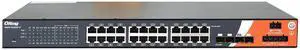 RGPS-3244GP-P | 28-Port Rackmount Managed Gigabit PoE Switch | 24 GE PoE + 4 SFP Slots, ORing Industrial Networking