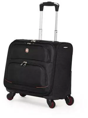 Swiss Gear SWA5176 15-Inch Wheeled Business Laptop Case - Black