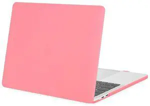 MOSISO Compatible with MacBook Pro 13 inch Case M2 2025, 2024, 2023, 2022-2016 A2338 M1 A2251 A2289 A2159 A1989 A1708 A1706 with/Without Touch Bar, Plastic Hard Shell Case Cover, Cream Pink