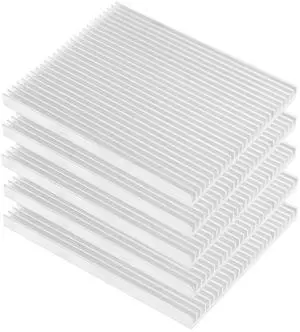 5Pcs Aluminum Heat Sink 100 x 80 x 7MM Aluminum Cooling HeatDissipating Parts