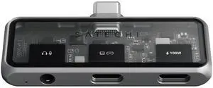 Satechi USB C Hub Mobile, with 4K HDMI, 100W Pass-Through Charging, 10Gbps Data Transfer, 3.5mm Audio Jack Port, 4-in-1 USB C Adapter for iPad Air, MacBook, Switch OLED and More